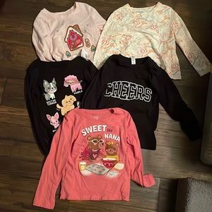 Lot of 5 LongSleeve Tees